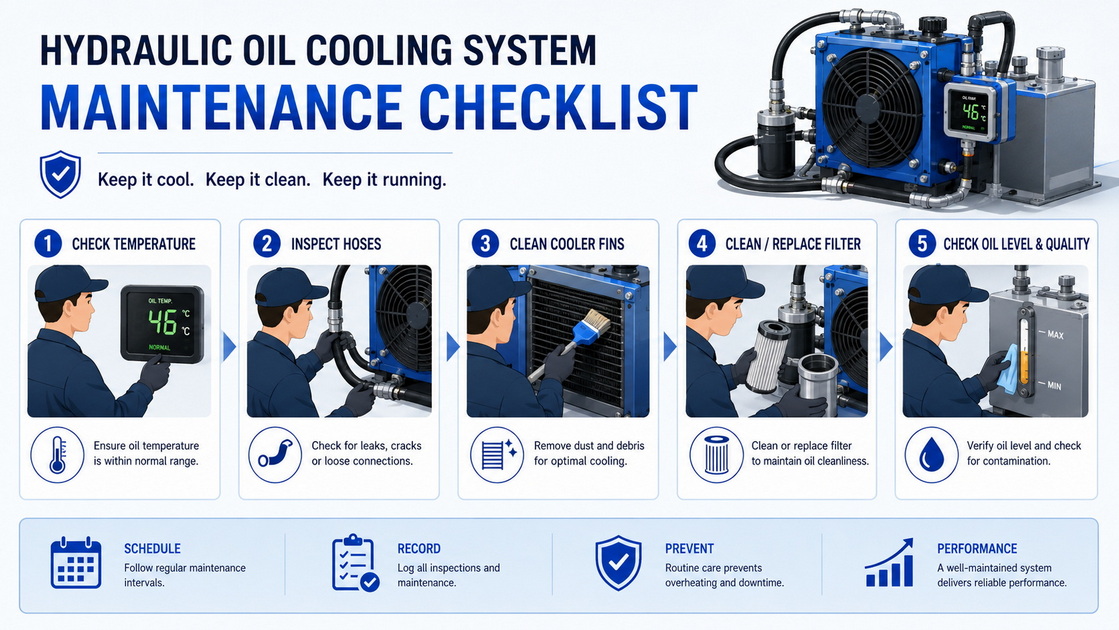 Hydraulic Cooling System Maintenance Checklist Hydraulic Cooling System Maintenance Checklist