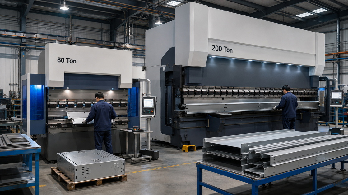 80 Ton And 200 Ton Press Brake Comparison 80 Ton And 200 Ton Press Brake Comparison