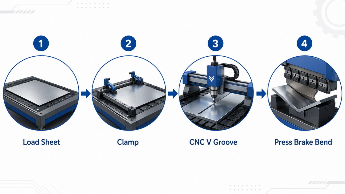 V Grooving Process Flow V Grooving Process Flow