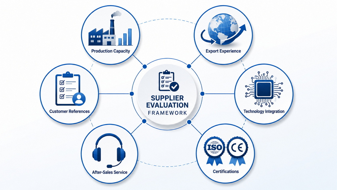 Supplier Evaluation Criteria Infographic Supplier Evaluation Criteria Infographic