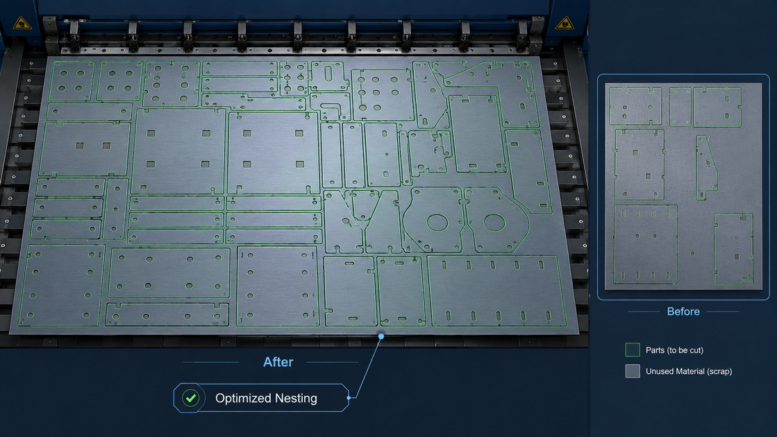 Sheet Metal Nesting Optimization With CNC Shearing Sheet Metal Nesting Optimization With CNC Shearing