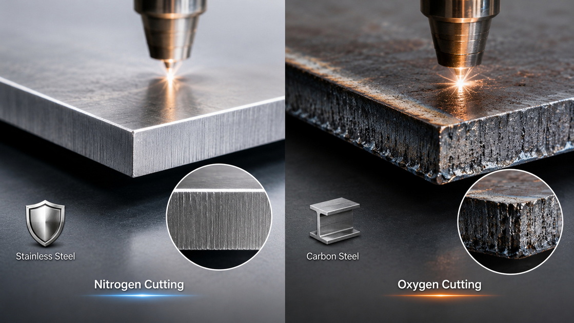 Nitrogen And Oxygen Laser Cutting Comparison Nitrogen And Oxygen Laser Cutting Comparison