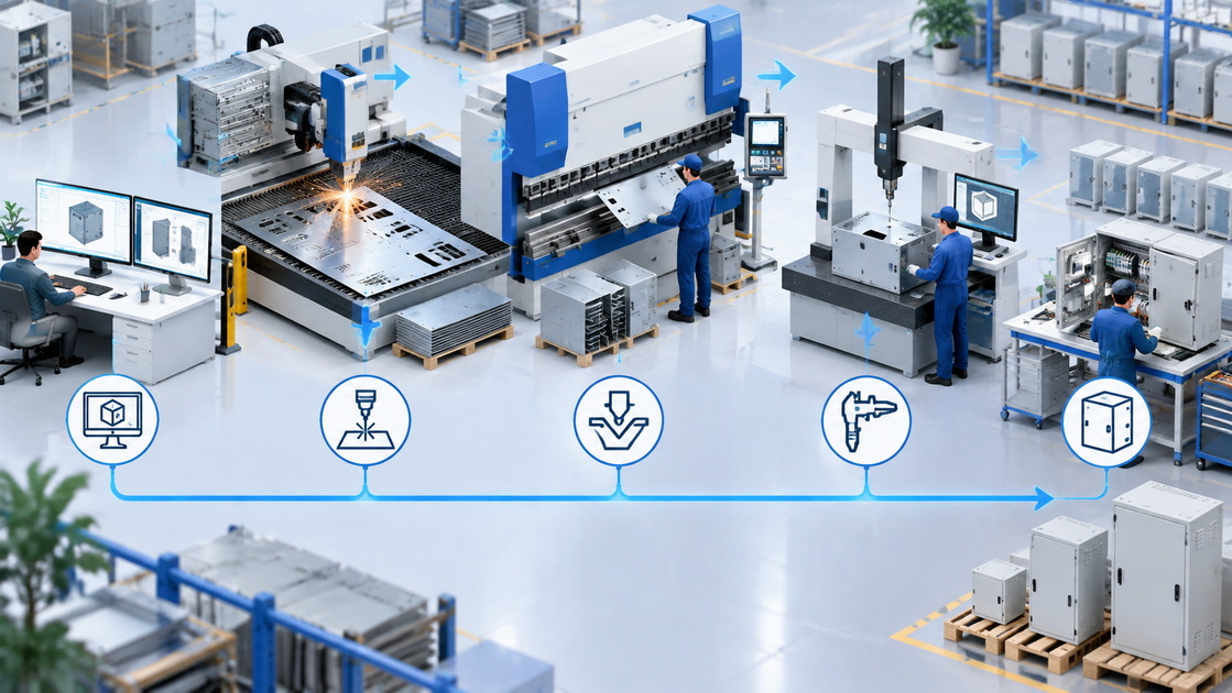 Custom Sheet Metal Manufacturing Workflow Custom Sheet Metal Manufacturing Workflow
