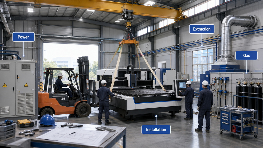 Fiber Laser Cutting Machine Installation Planning Fiber Laser Cutting Machine Installation Planning