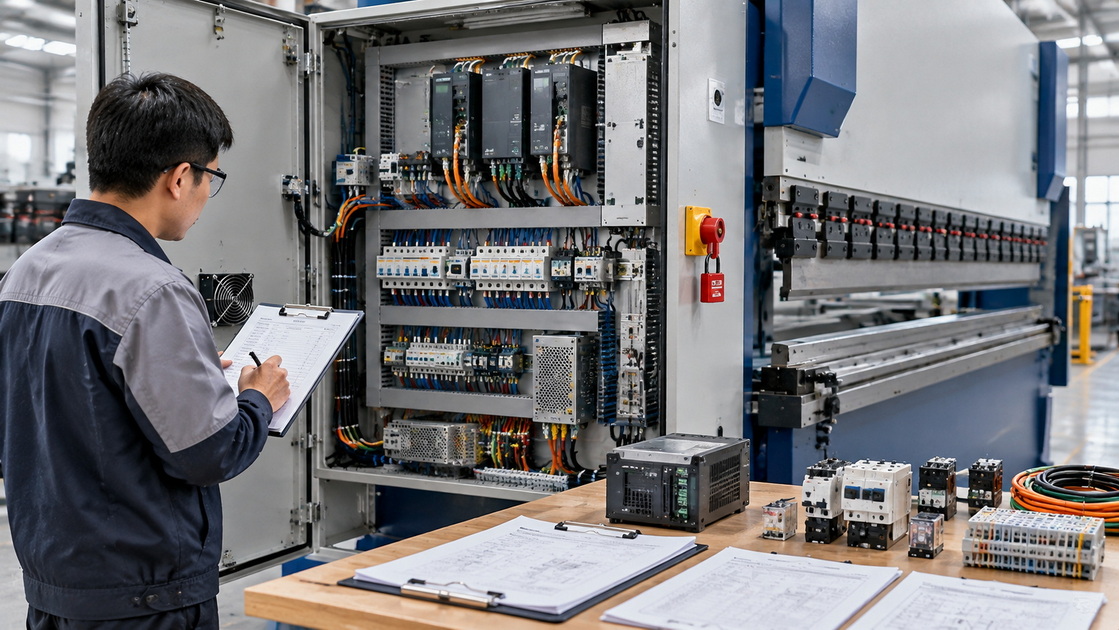 Press Brake Component And Quality Inspection Press Brake Component And Quality Inspection