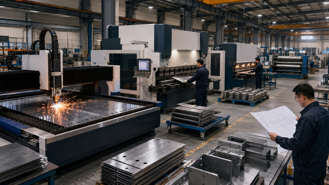 Integrated Sheet Metal Production Line Integrated Sheet Metal Production Line