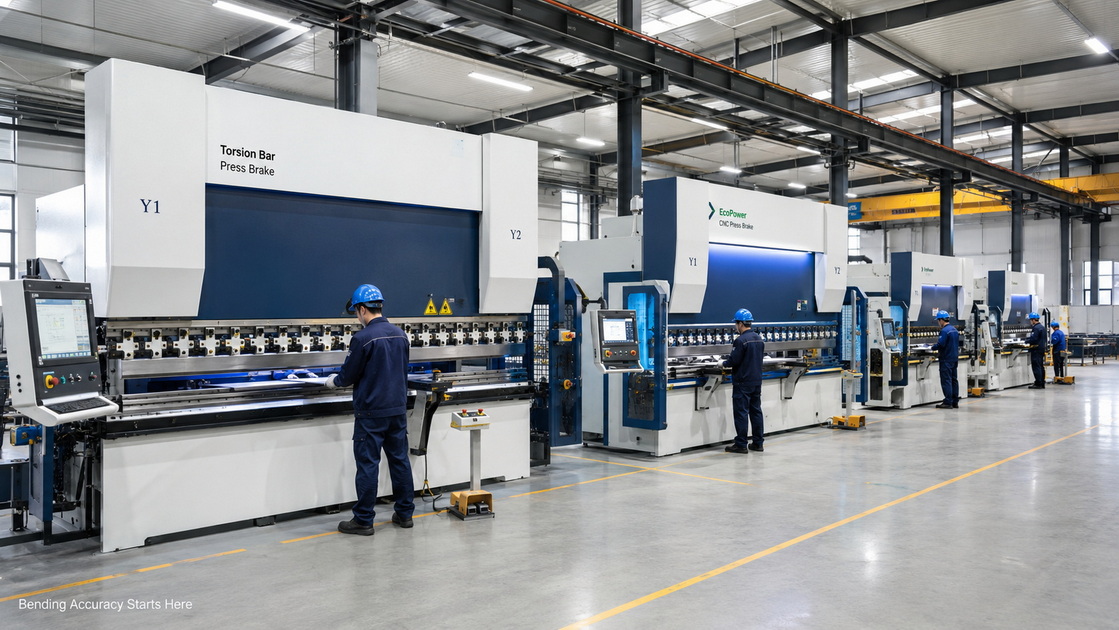 Modern CNC Press Brake Line Modern CNC Press Brake Line