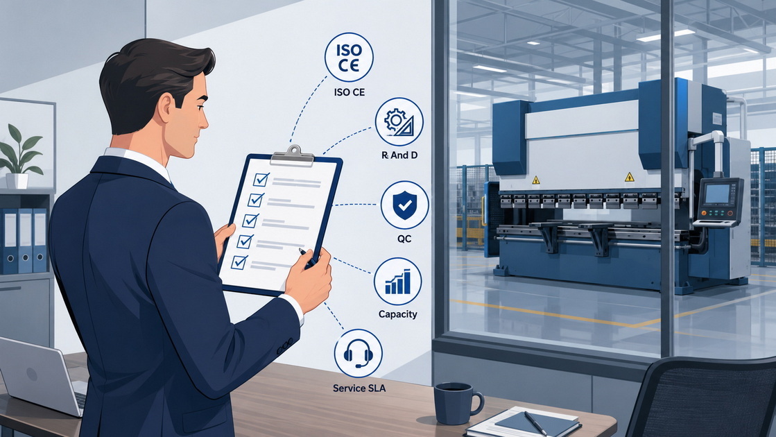 Press Brake Supplier Evaluation Checklist Press Brake Supplier Evaluation Checklist