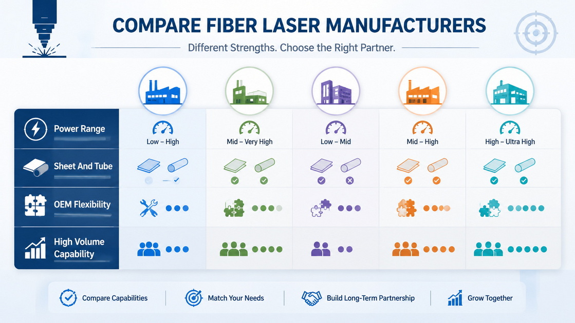 Fiber Laser Manufacturer Comparison Fiber Laser Manufacturer Comparison