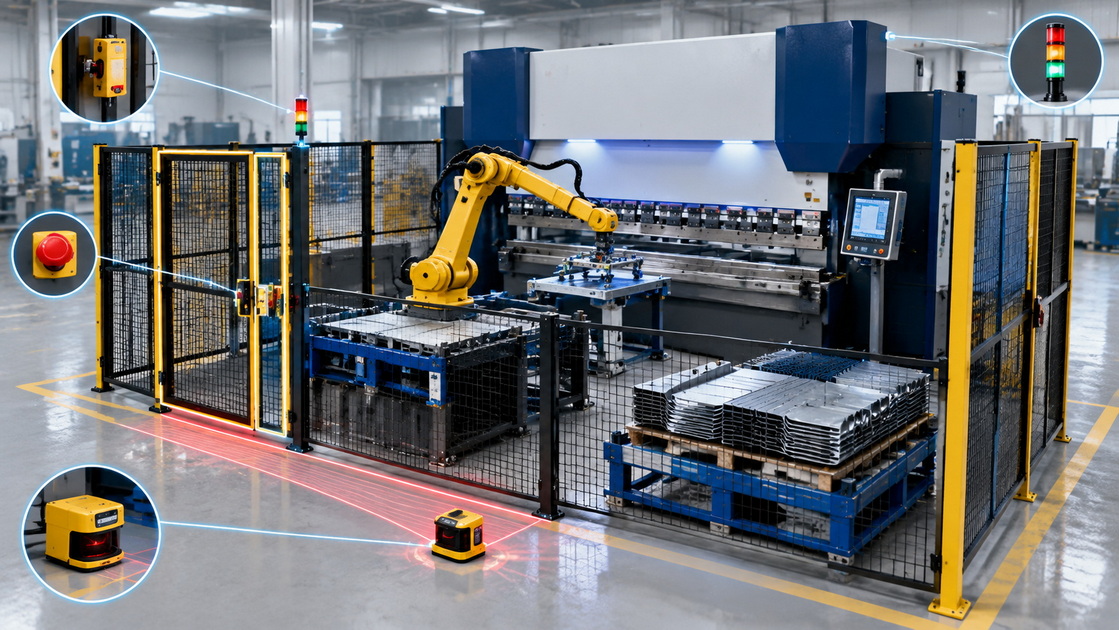 Press Brake Robot Safety System Press Brake Robot Safety System