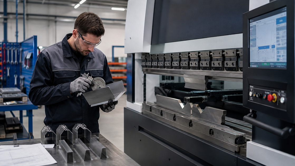 CNC Press Brake Production Test CNC Press Brake Production Test