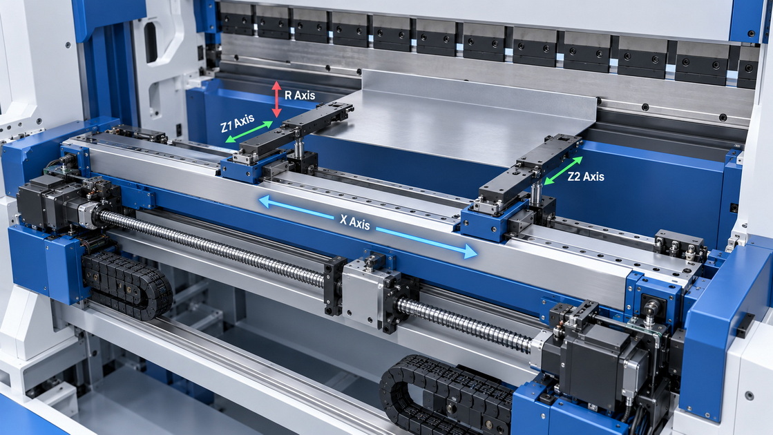 Press Brake Back Gauge Axis Diagram Press Brake Back Gauge Axis Diagram