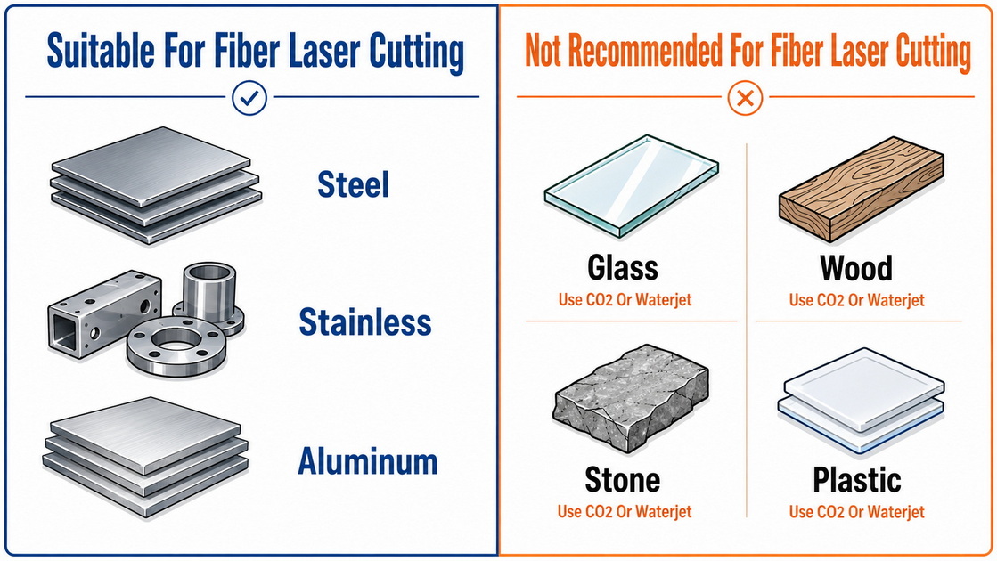 Fiber Laser Suitable And Unsuitable Materials Fiber Laser Suitable And Unsuitable Materials