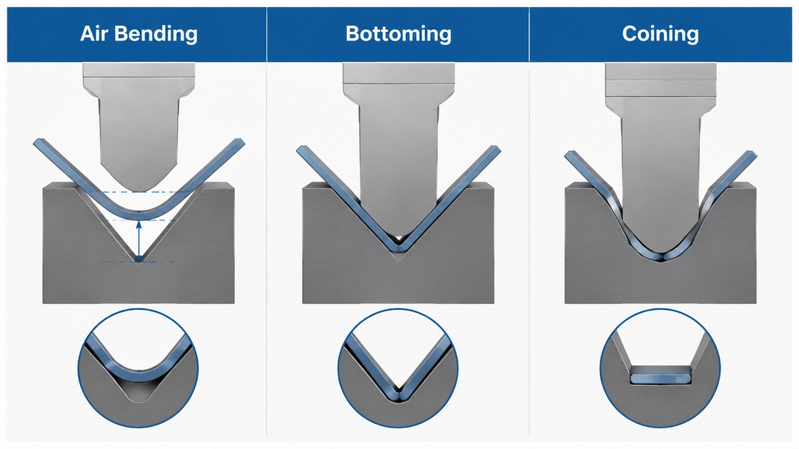 Press Brake Bending Methods Comparison Press Brake Bending Methods Comparison