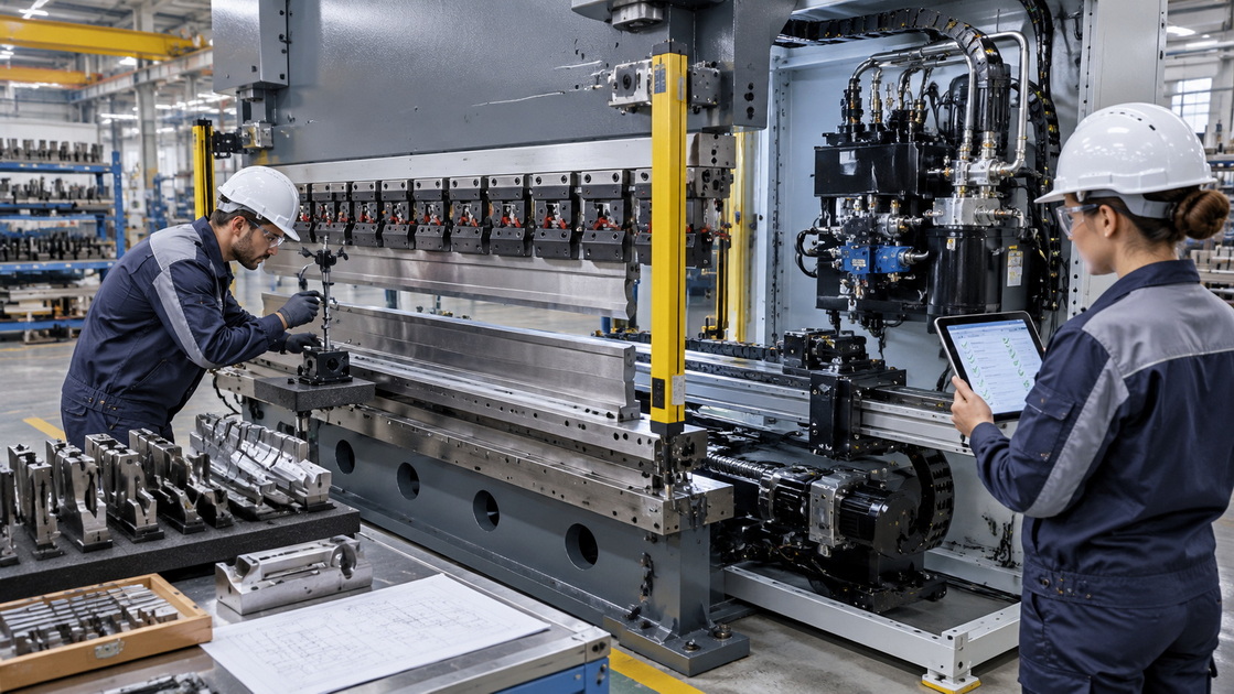 CNC Press Brake Manufacturing And Quality Inspection CNC Press Brake Manufacturing And Quality Inspection