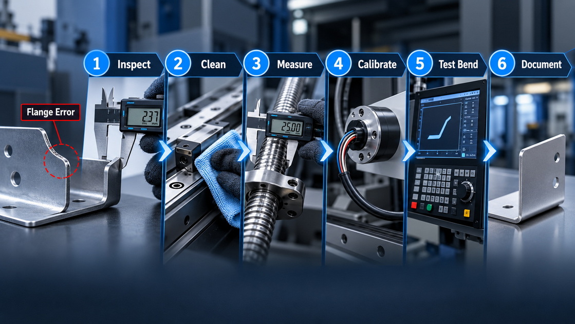 Press Brake Back Gauge Troubleshooting Workflow Press Brake Back Gauge Troubleshooting Workflow
