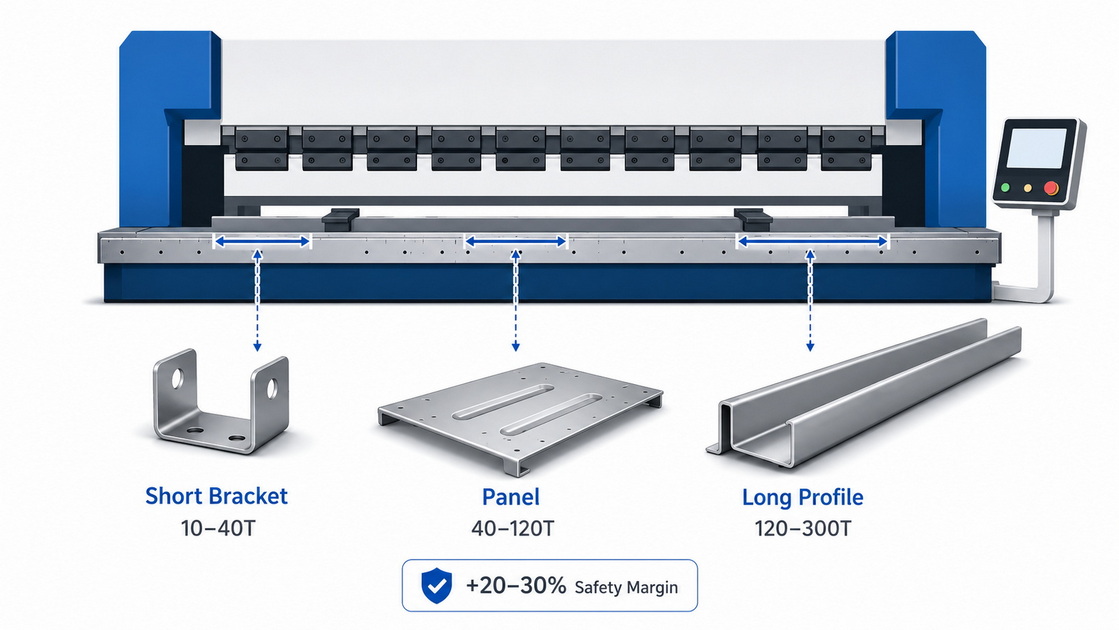 Press Brake Length And Tonnage Selection Press Brake Length And Tonnage Selection