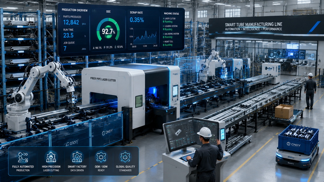 Automated Tube Laser Production Line Automated Tube Laser Production Line