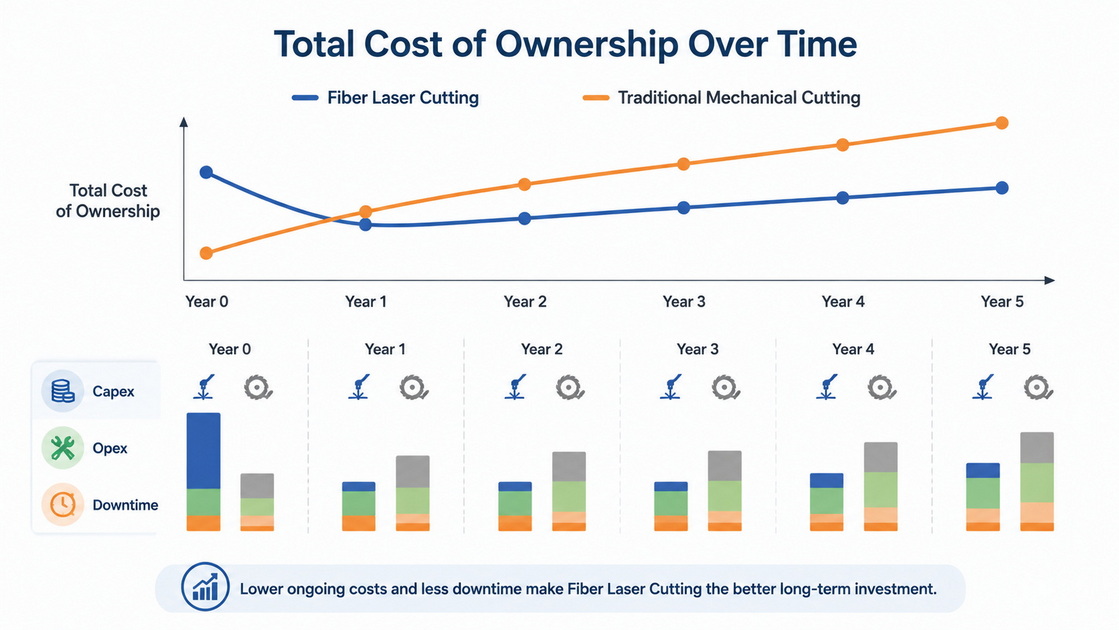 Total Cost Of Ownership Fiber Laser Cutting Total Cost Of Ownership Fiber Laser Cutting
