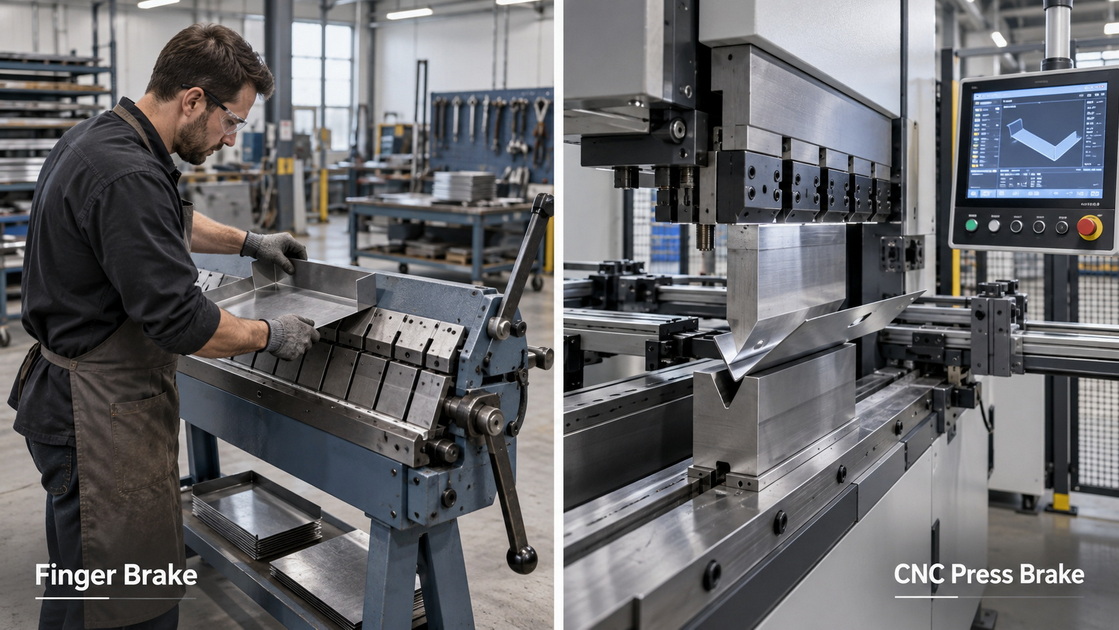 Press Brake And Finger Brake Comparison Press Brake And Finger Brake Comparison