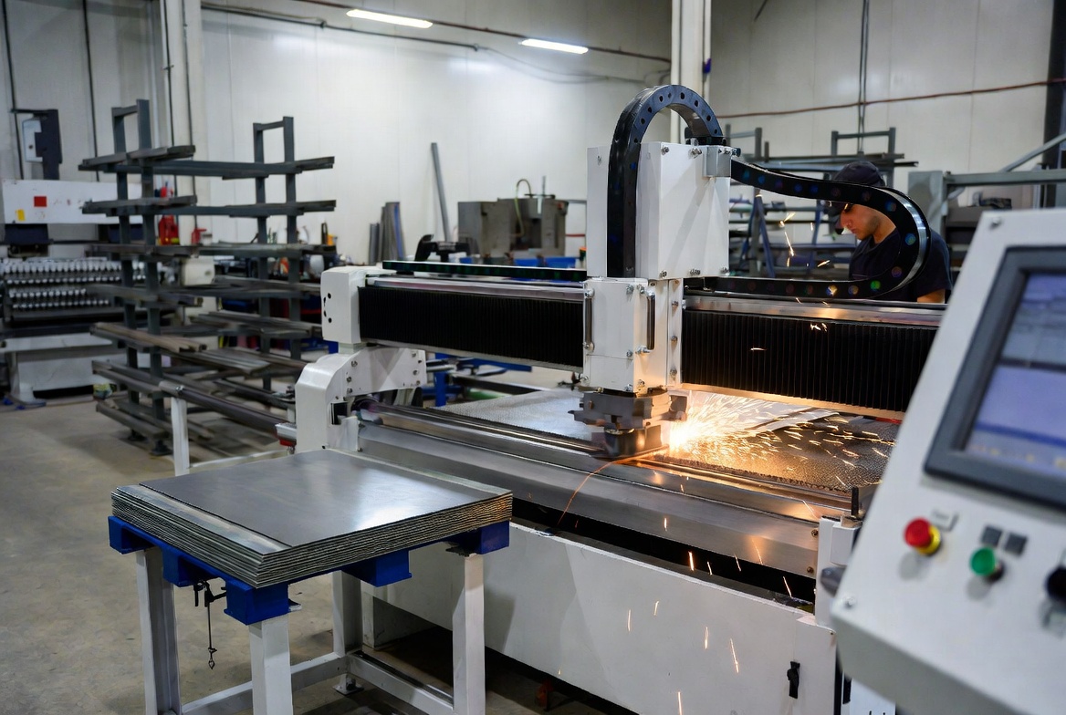 Fiber Laser Cutting Machine In Production Fiber Laser Cutting Machine In Production