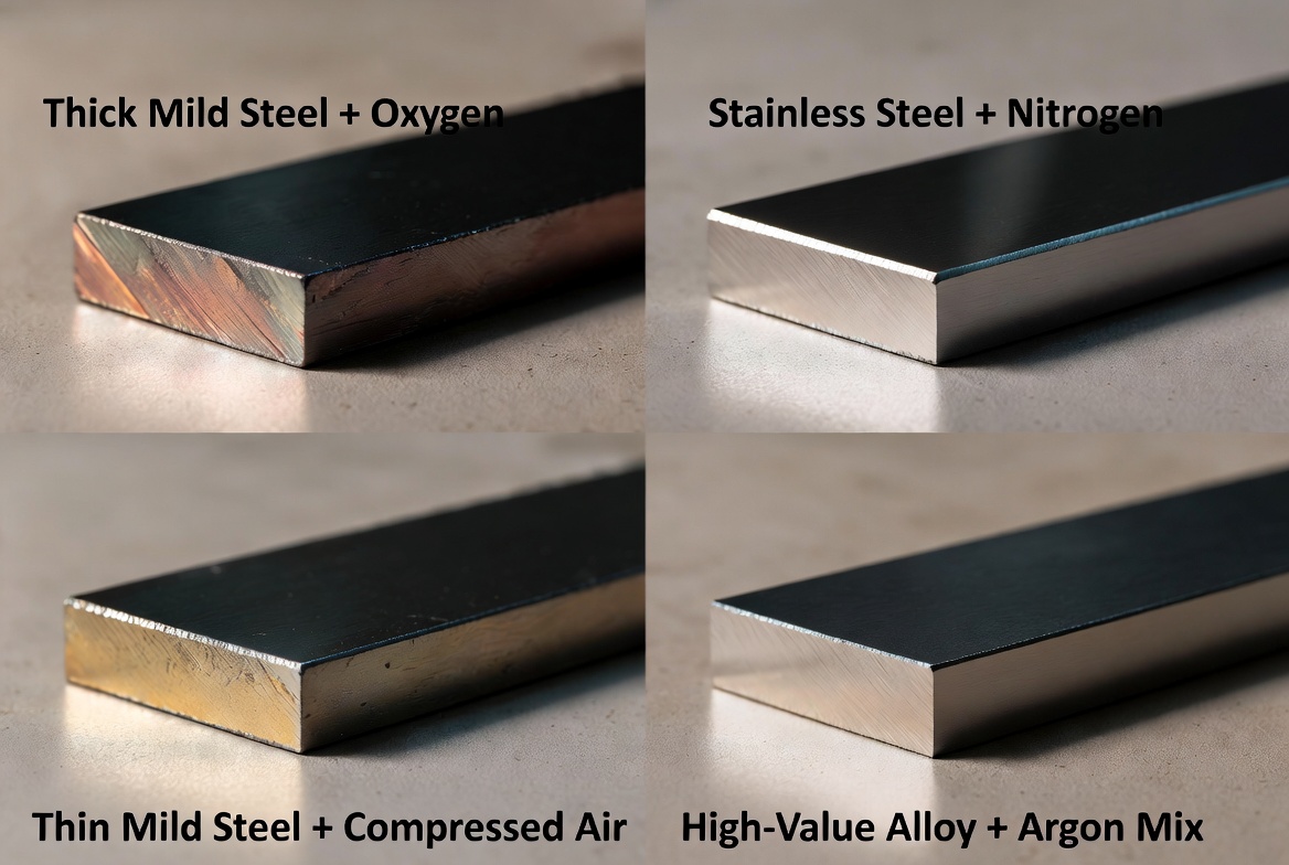 Laser Cut Edge Quality Comparison Laser Cut Edge Quality Comparison