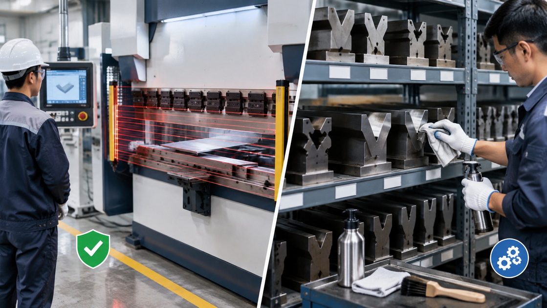 Press Brake Safety And Tooling Maintenance Press Brake Safety And Tooling Maintenance