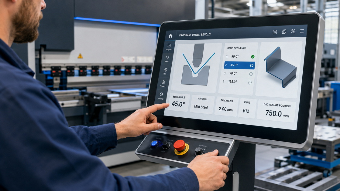CNC Press Brake Control Interface CNC Press Brake Control Interface