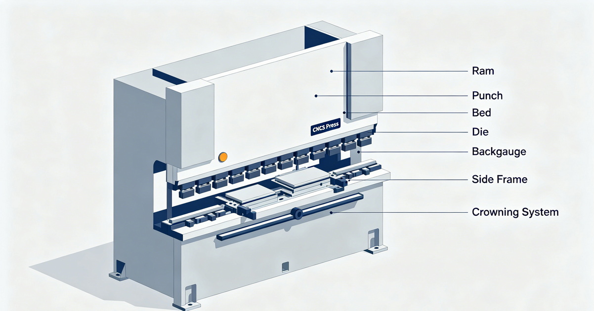 CNC Press Brake Main Components CNC Press Brake Main Components