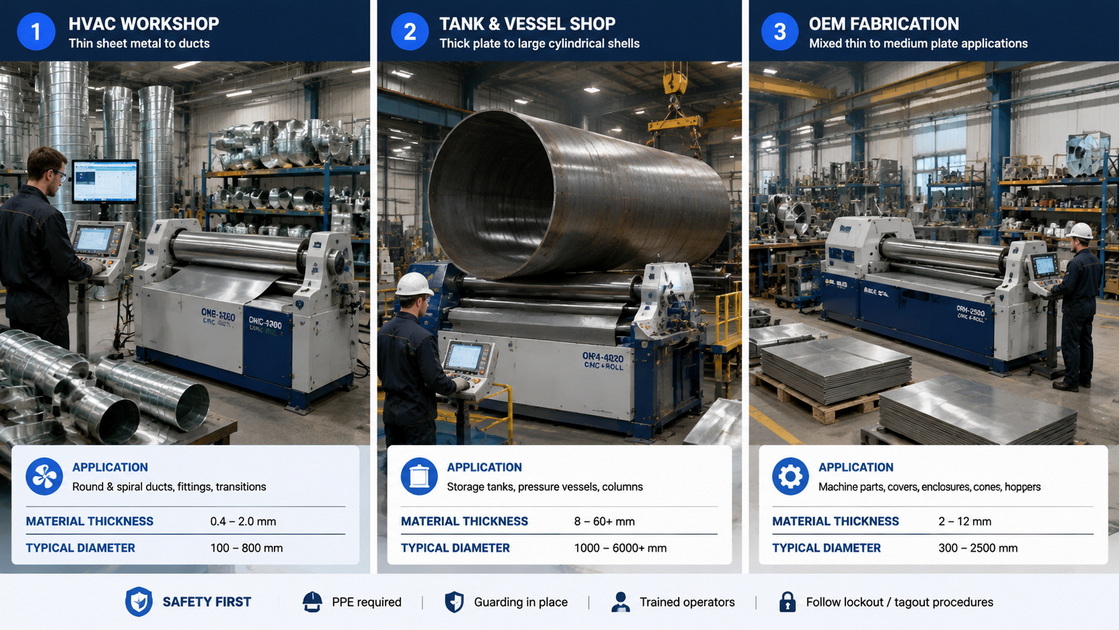 Real World CNC Rolling Applications Overview Real World CNC Rolling Applications Overview