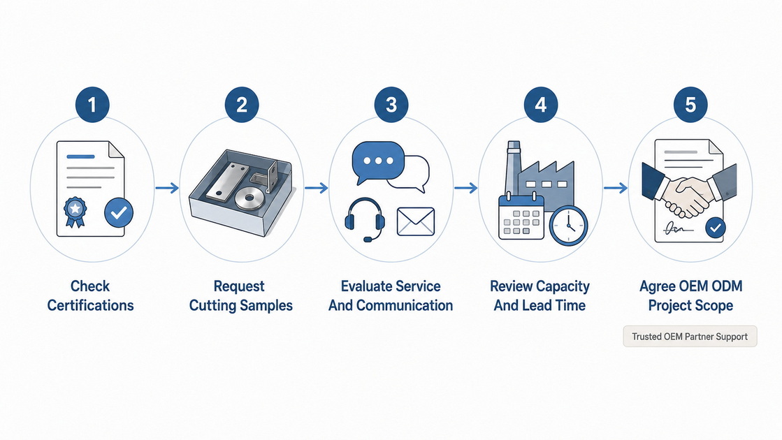 China Metal Laser Cutting Supplier Evaluation Workflow China Metal Laser Cutting Supplier Evaluation Workflow