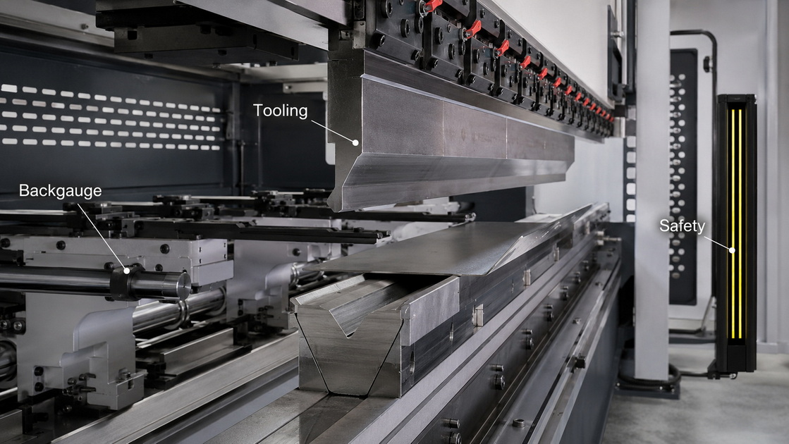 CNC Press Brake Tooling And Backgauge System CNC Press Brake Tooling And Backgauge System
