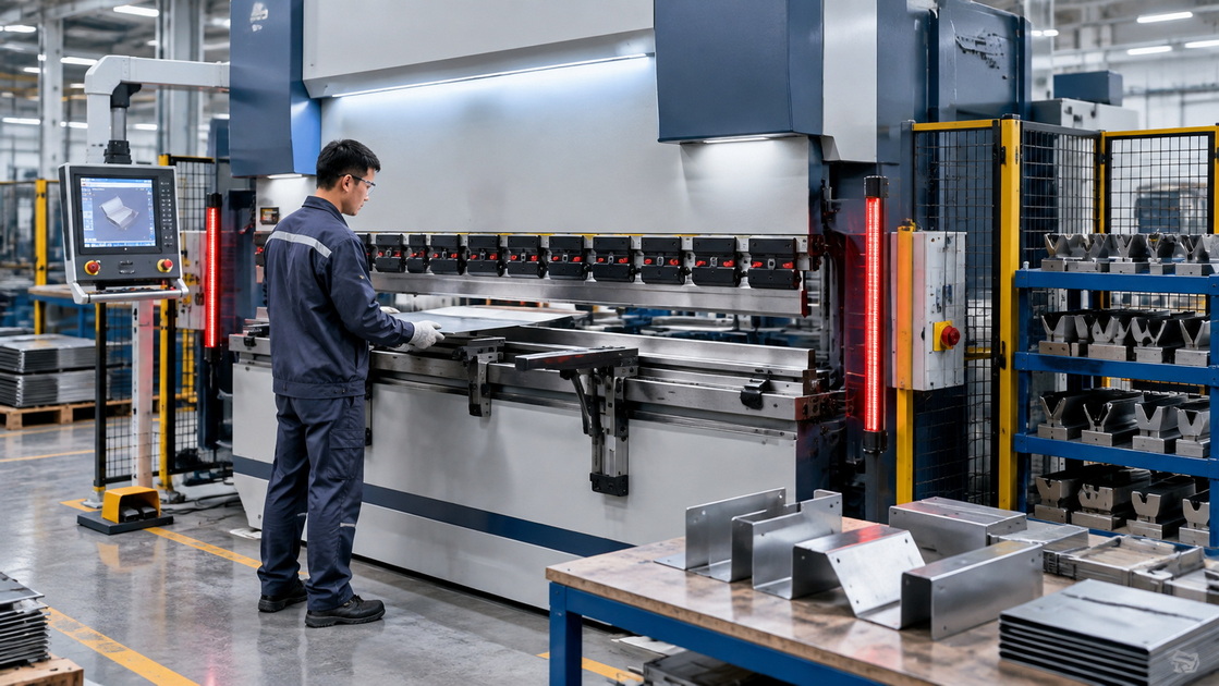 CNC Press Brake Safety And Production Workflow CNC Press Brake Safety And Production Workflow