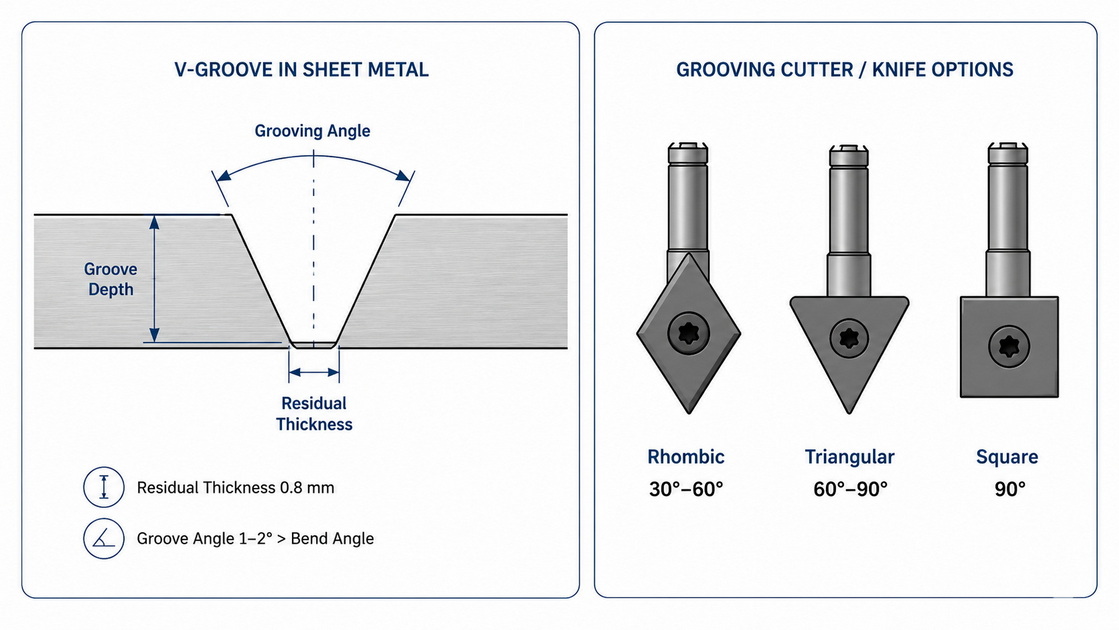 V Groove Parameters And Knife Selection V Groove Parameters And Knife Selection