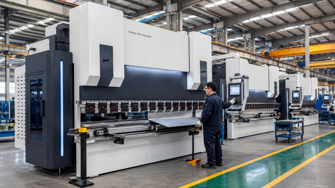 Hydraulic CNC Press Brake Factory Floor
