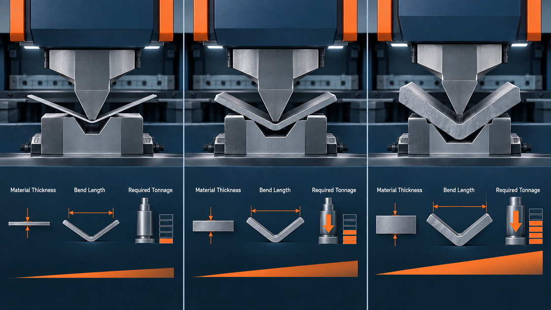 Press Brake Tonnage And Material Comparison