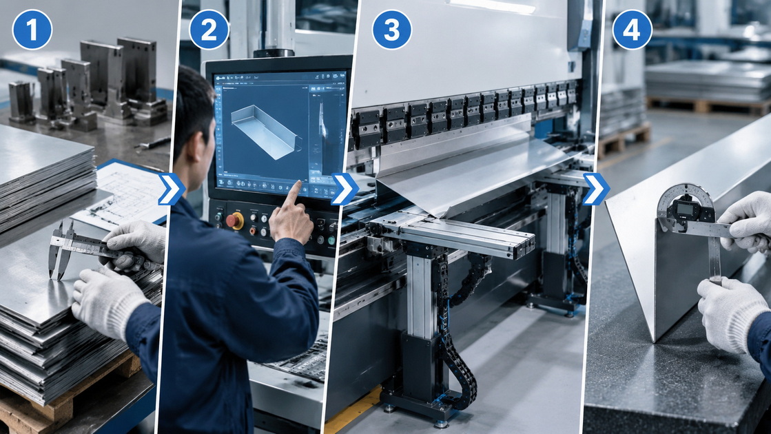 Large Sheet Metal Bending Workflow