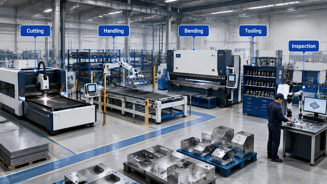 CNC Press Brake Production Line Configuration