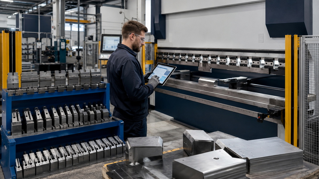 CNC Press Brake Production Setup