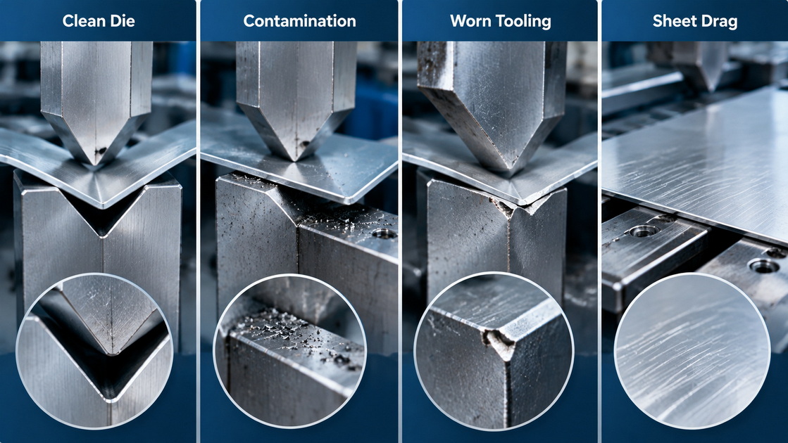 Sheet Metal Scratch Cause Analysis