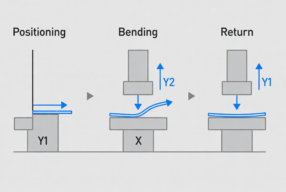 CNC Bending Machine Working Principle