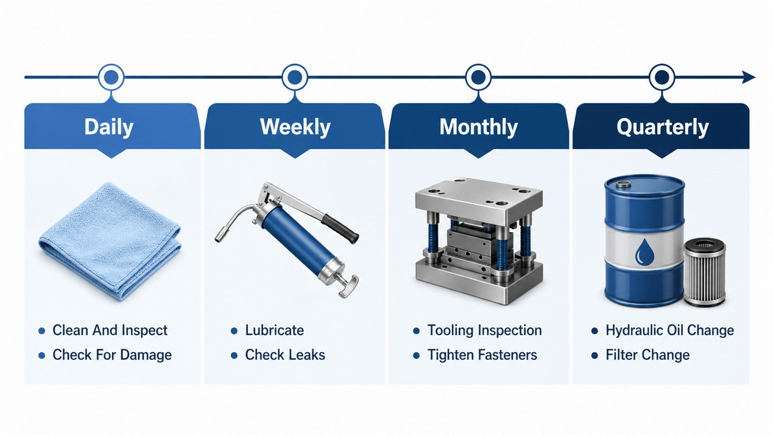 Press Brake Maintenance Schedule