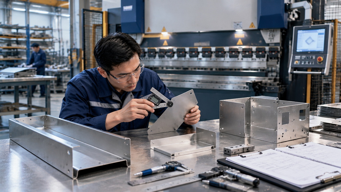 Press Brake Factory Acceptance And Bend Inspection