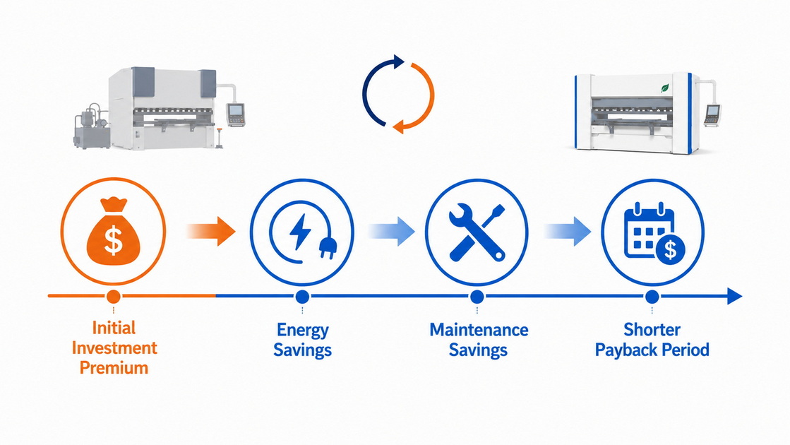 Electric CNC Press Brake ROI And Payback Diagram