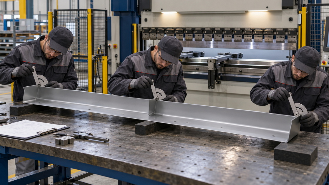 Sheet Metal Bending Accuracy Inspection