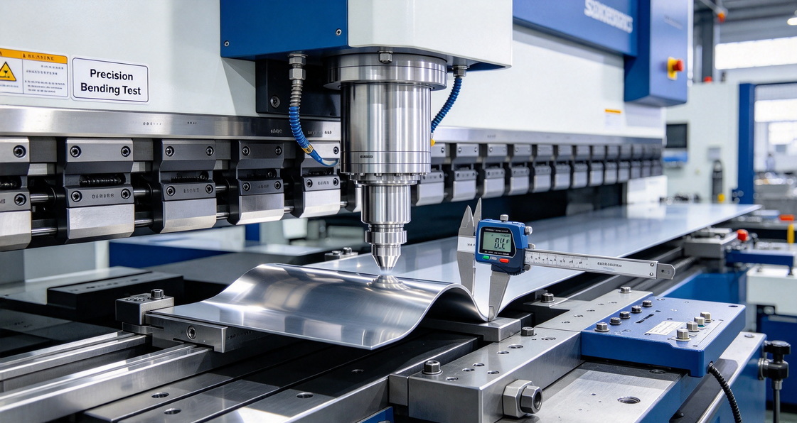 CNC Press Brake Bending Accuracy Test