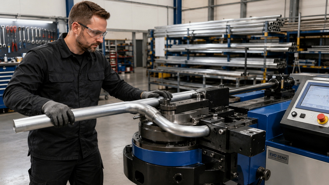 Aluminum Tubing Bending Setup