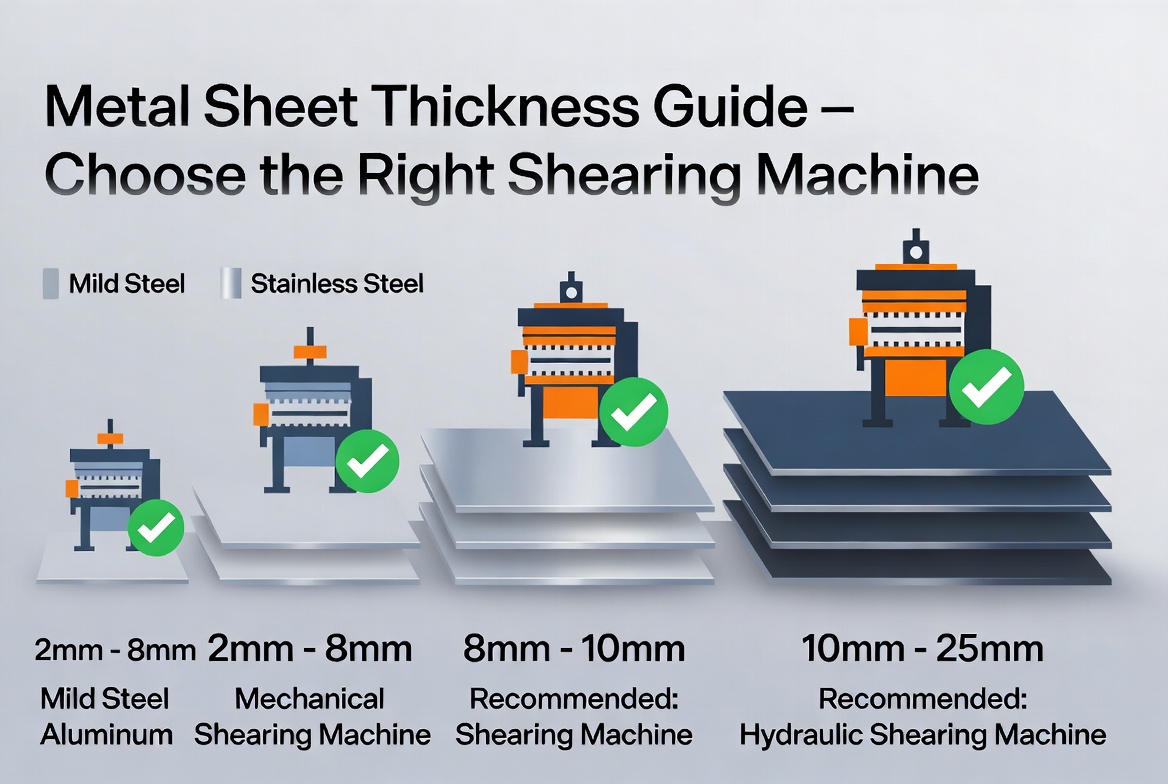 Material Thickness Selection Guide Chart