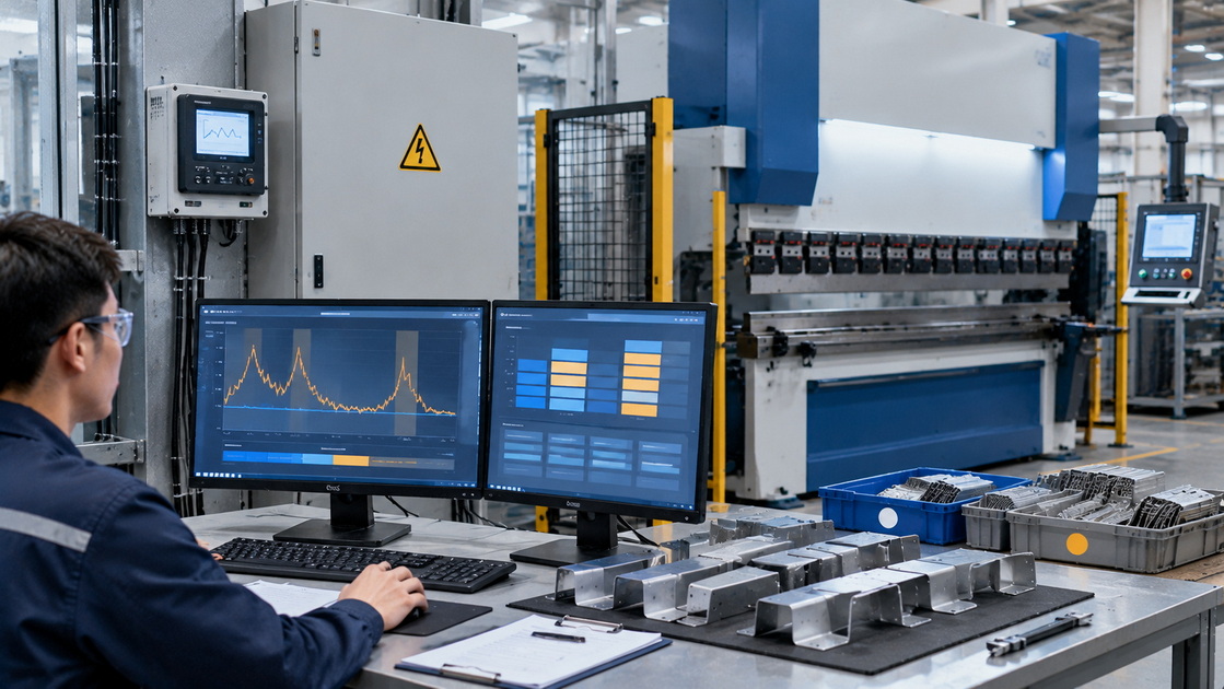 Hybrid Press Brake Energy And Production Measurement
