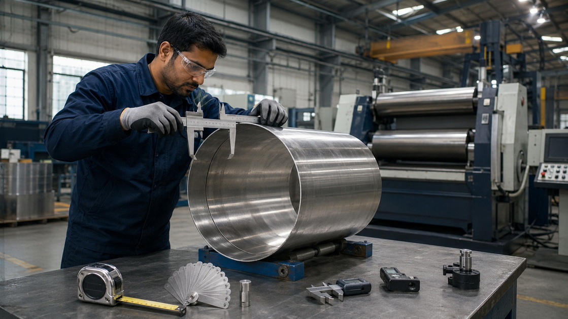 Plate Rolling Springback Inspection